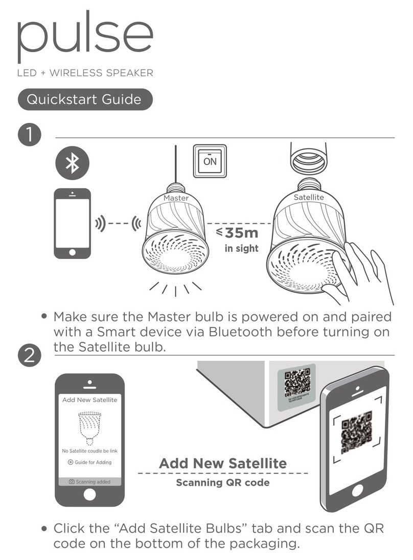 Sengled Pulse Satellite quick start guide