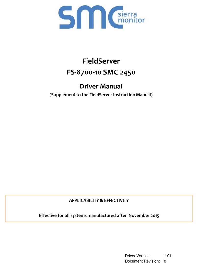 SMC Networks FieldServer FS-8700-10 Release note