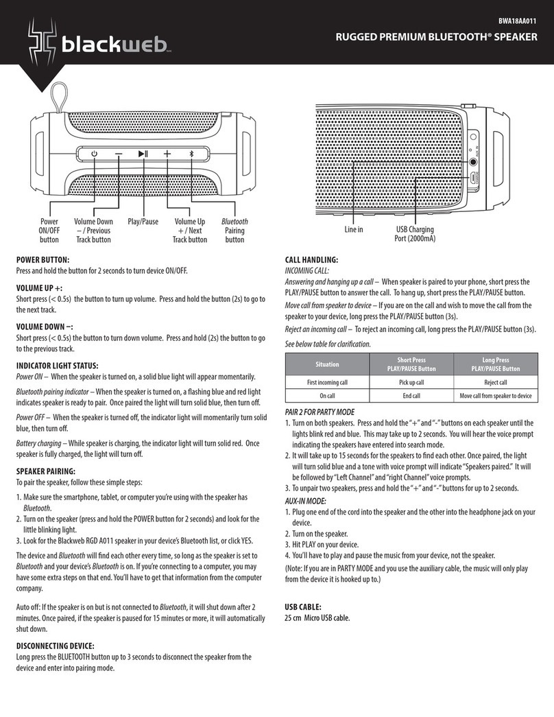 Blackweb BWA18AA011 instructions