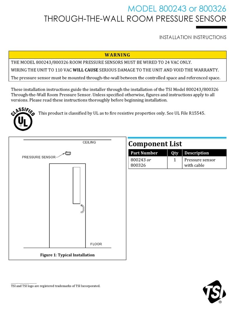 TSI Instruments 800243 Quick start guide