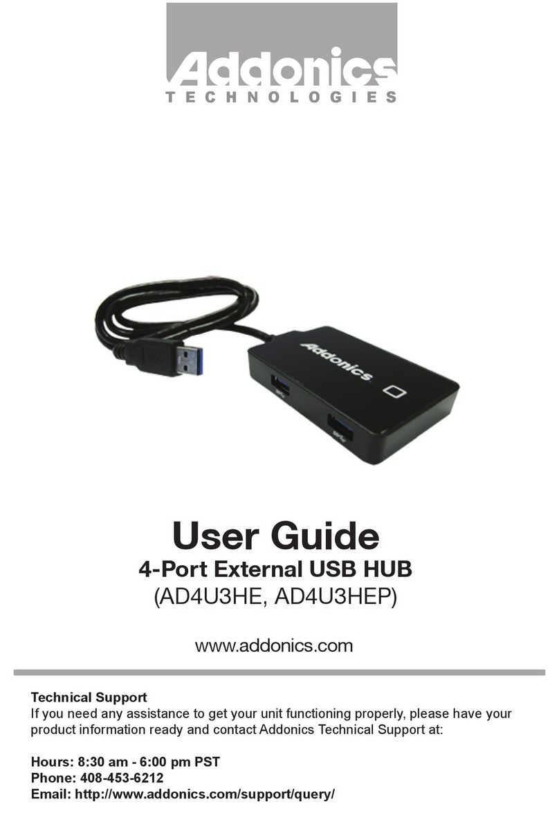 Addonics Technologies AD4U3HE user guide
