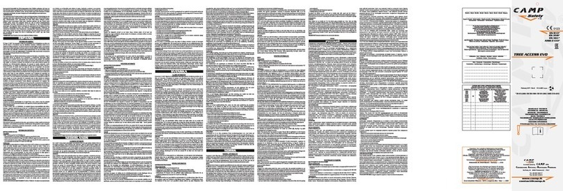 Camp Safety TREE ACCESS EVO Technical manual