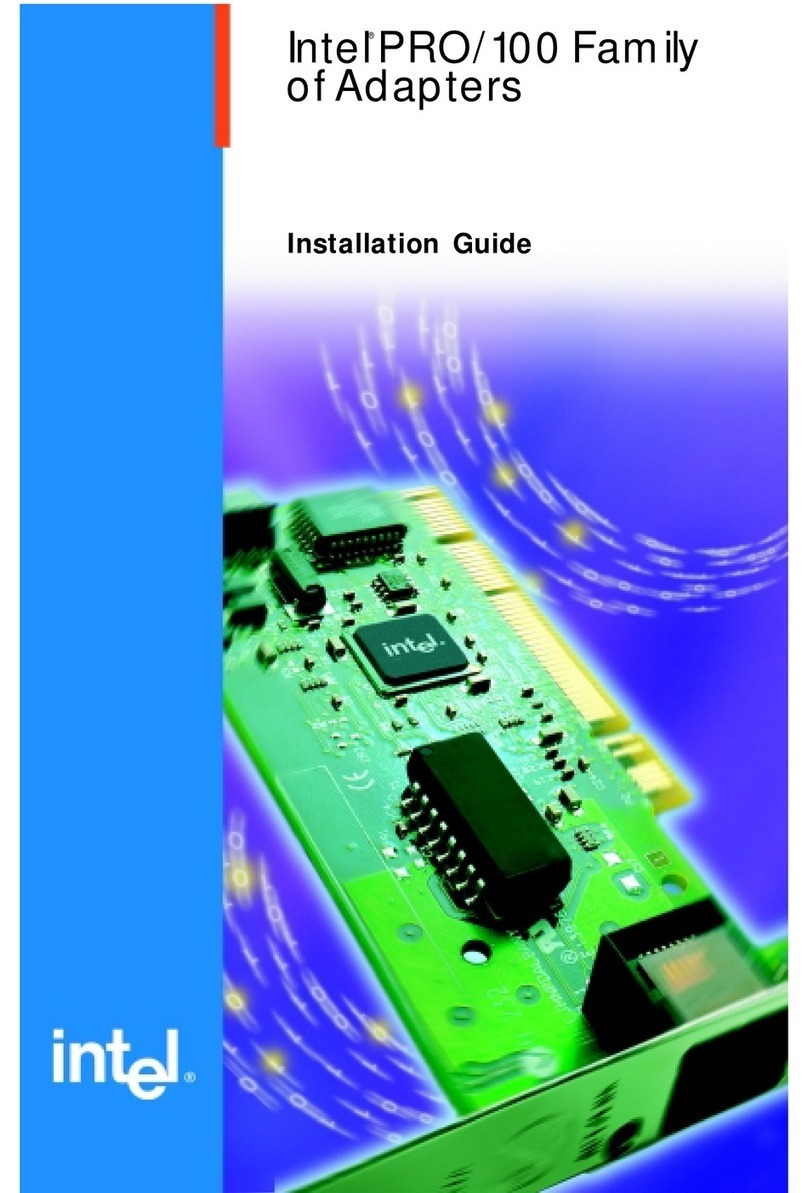 Intel ETHEREXPRESS PRO/100 installation guide