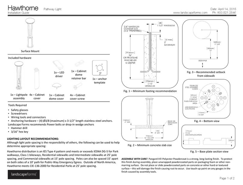 Hawthorne Pathway Light installation guide Hawthorne Pathway Light installation guide