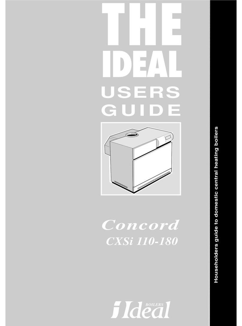 Ideal Boilers Concord CXSi 110-180 User manual