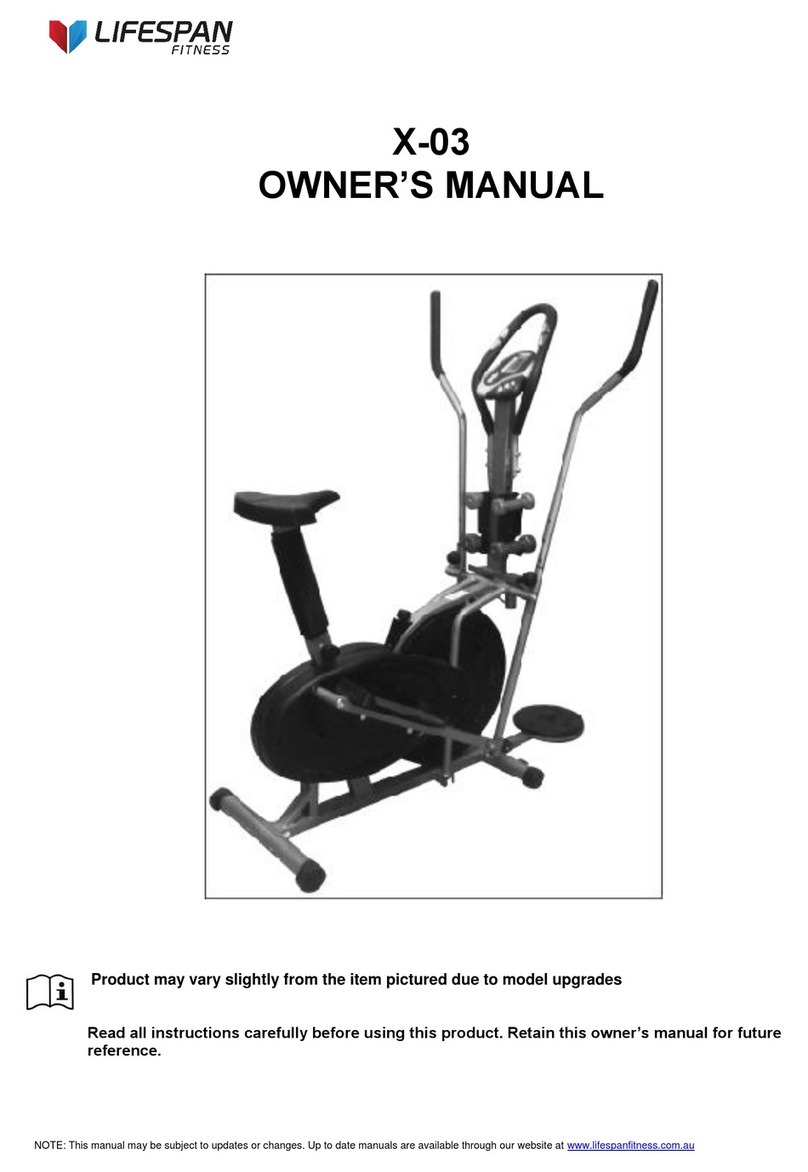 Life Span X-03 User manual
