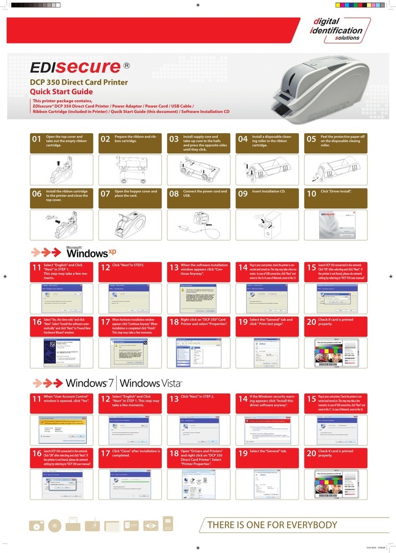 EDISecure DCP 350 User manual