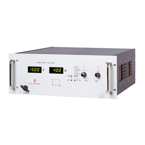 Delta Elektronika SM 15-400 product manual