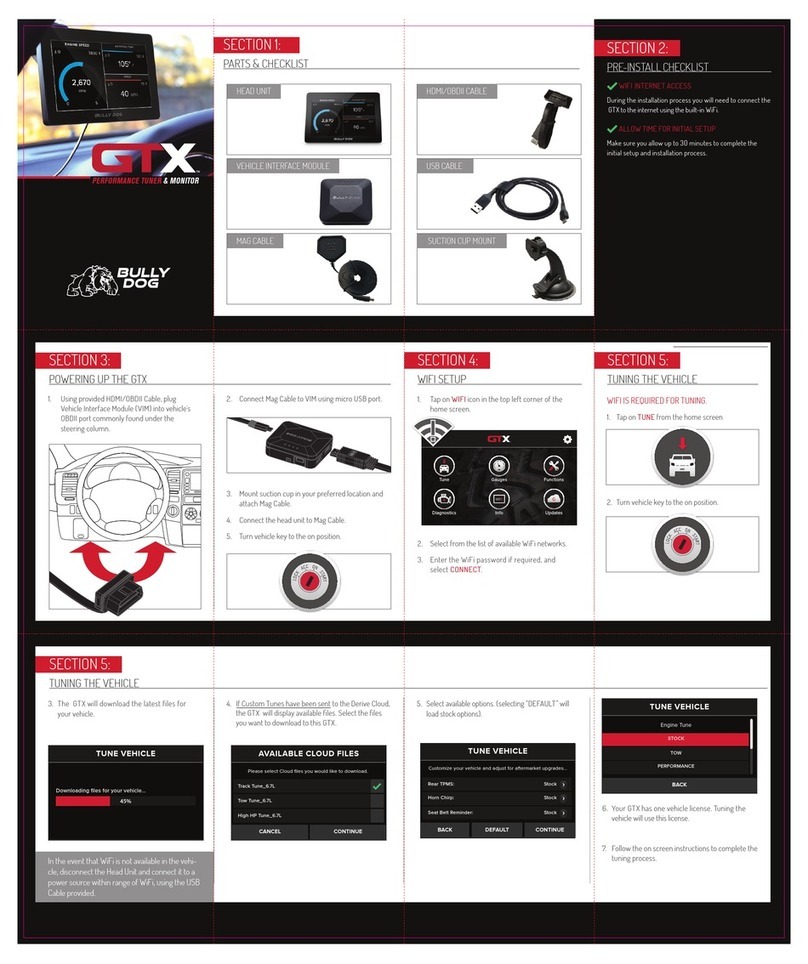 Bully Dog GTX user manual