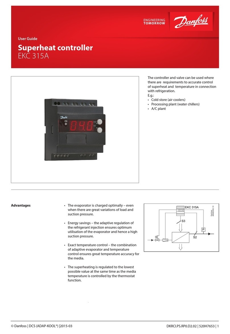 Danfoss EKC 315A User manual