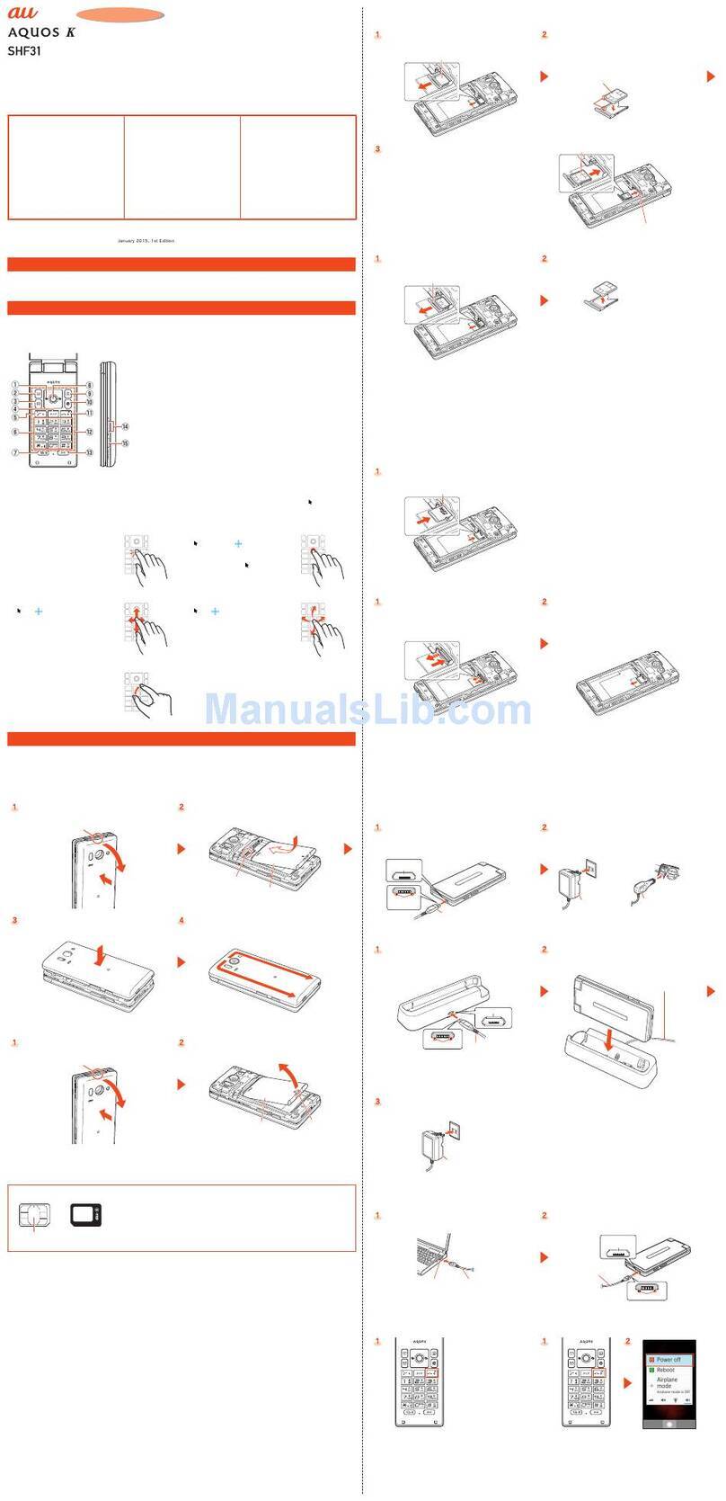 Sharp AQUOS K SHF31 Service manual Sharp AQUOS K SHF31 Service manual