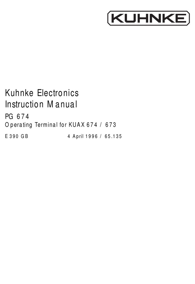 Kuhnke PG 674 instruction manual