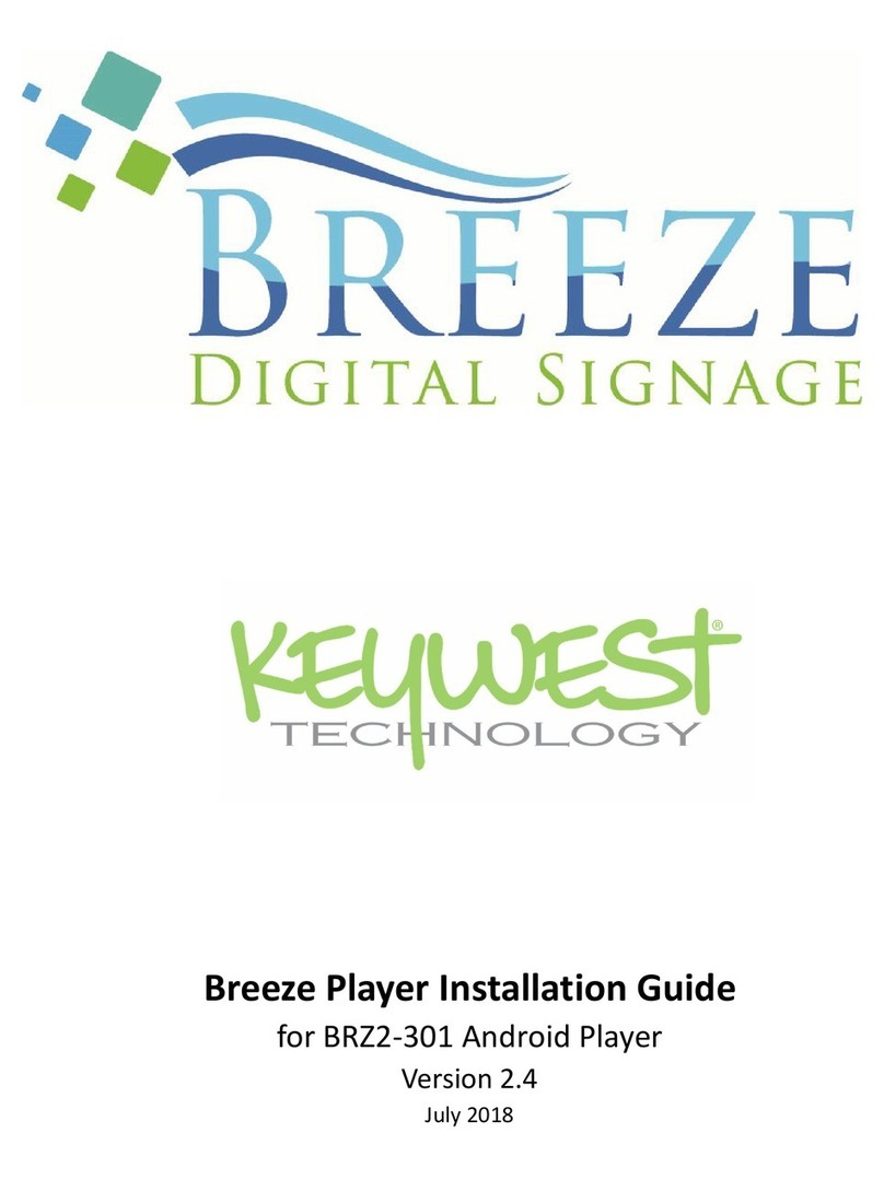 KeyWest Technology BRZ2-301 installation guide KeyWest Technology BRZ2-301 installation guide