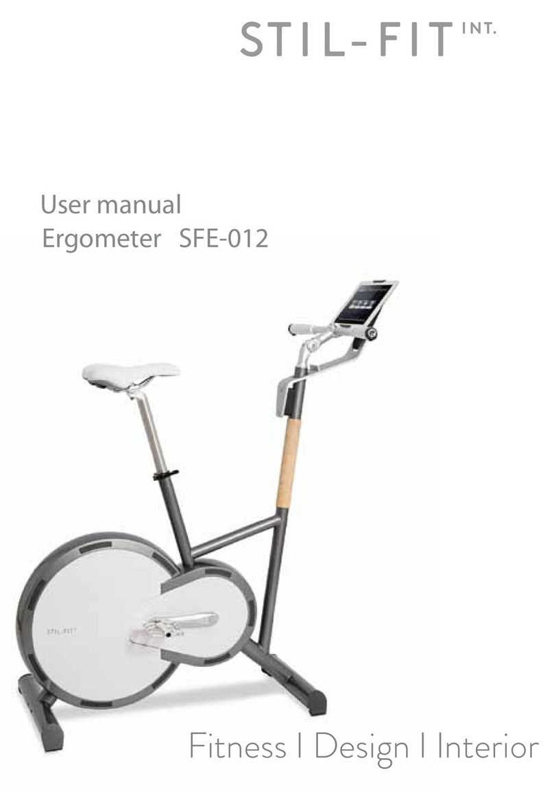 Stil-fit Ergometer SFE-012 user manual