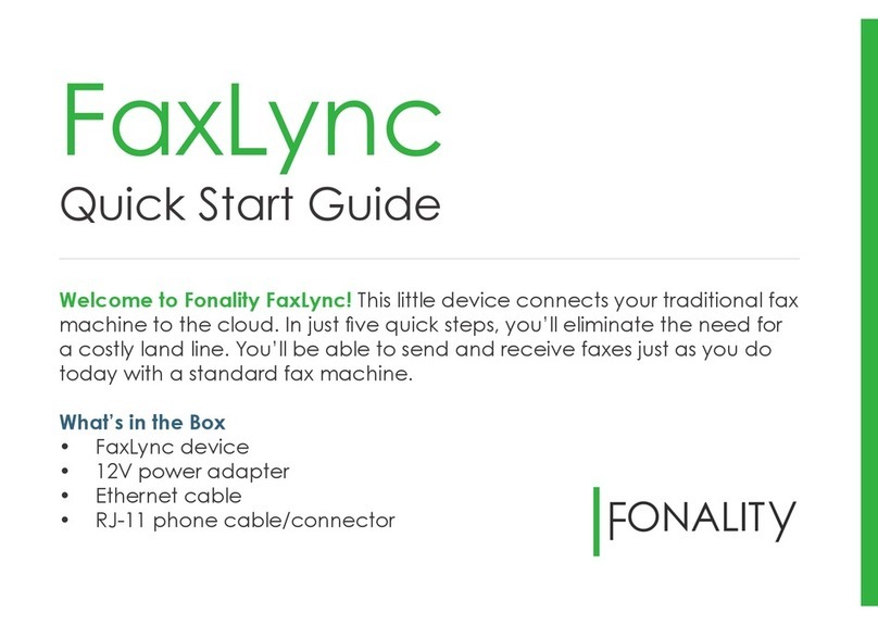 fonality FaxLync quick start guide