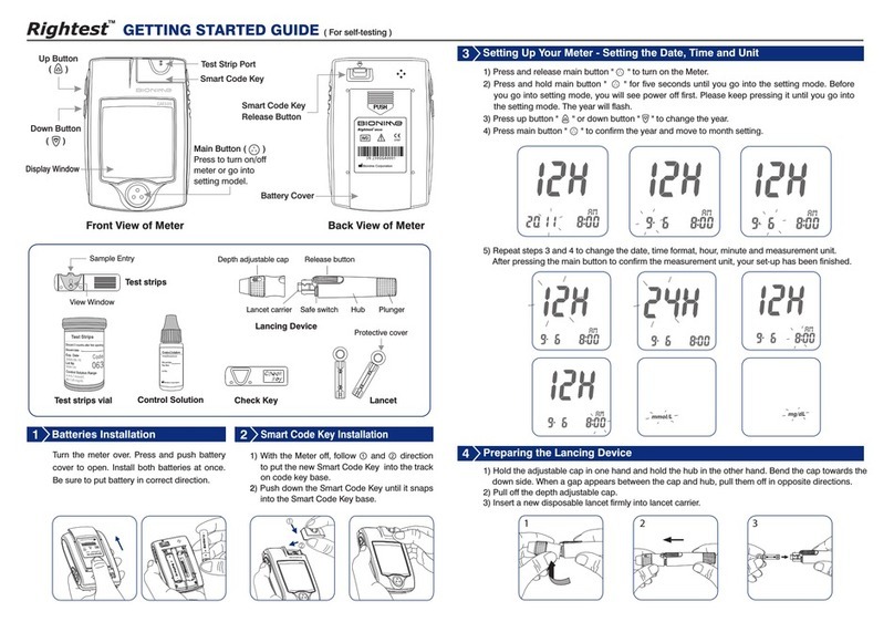 BIONIME Rightest GD500 Getting started guide