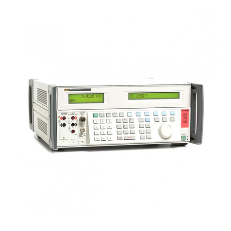Fluke 5502A User manual Fluke 5502A User manual