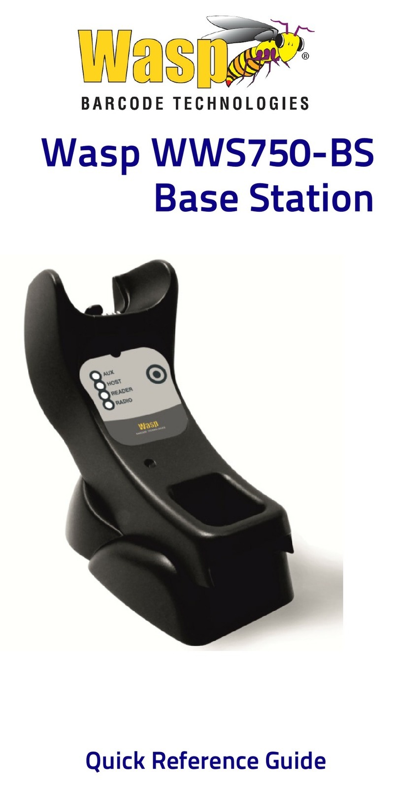 Wasp WWS750-BS Quick reference guide