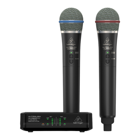 Behringer ULM302MIC User manual