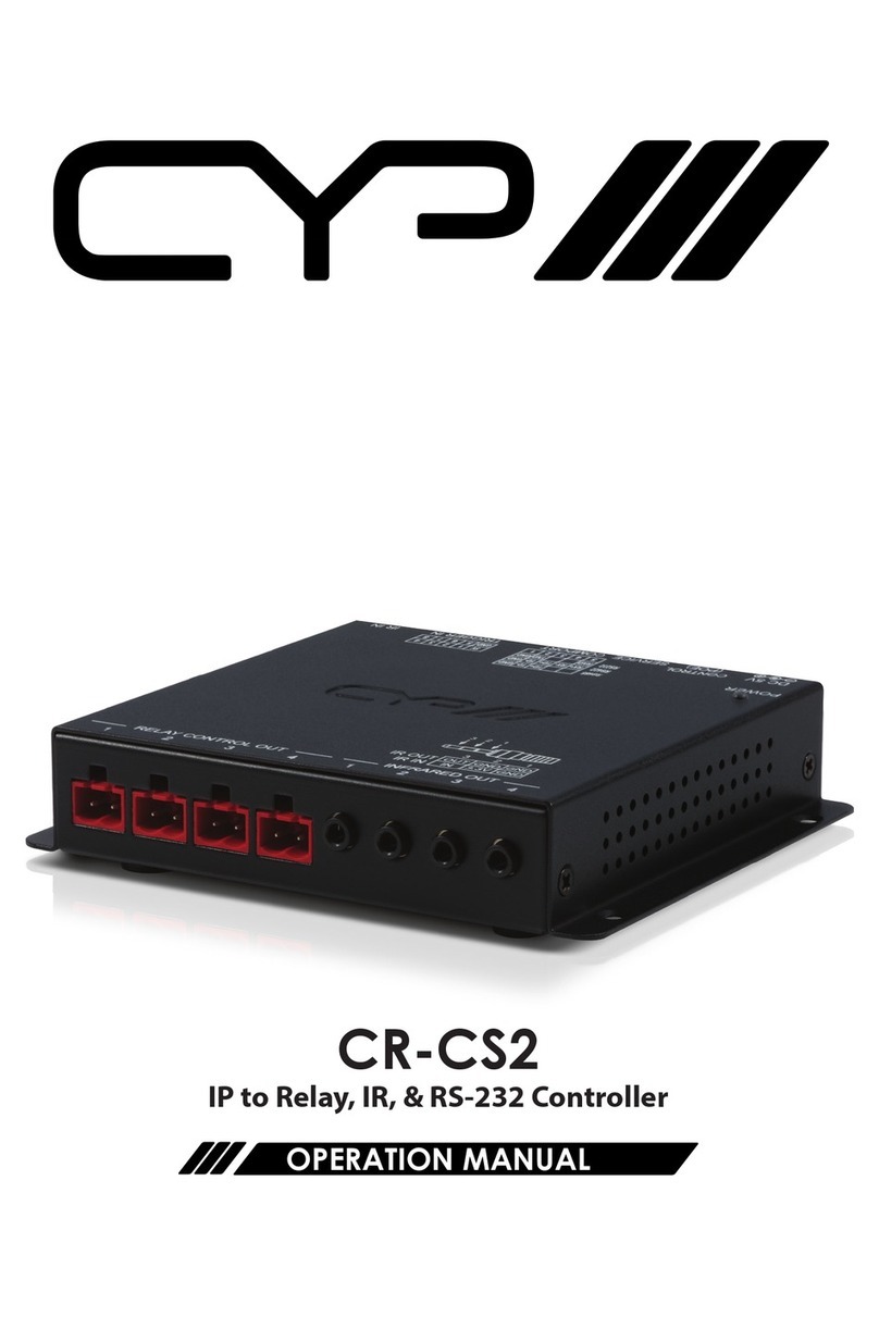 CYP CR-CS2 Installation manual