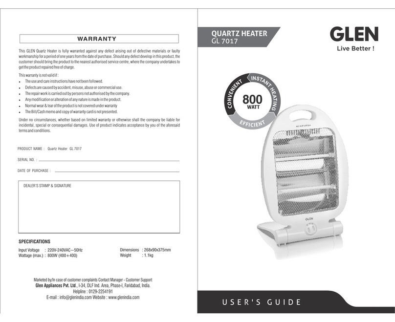 Glen GL 7017 user guide