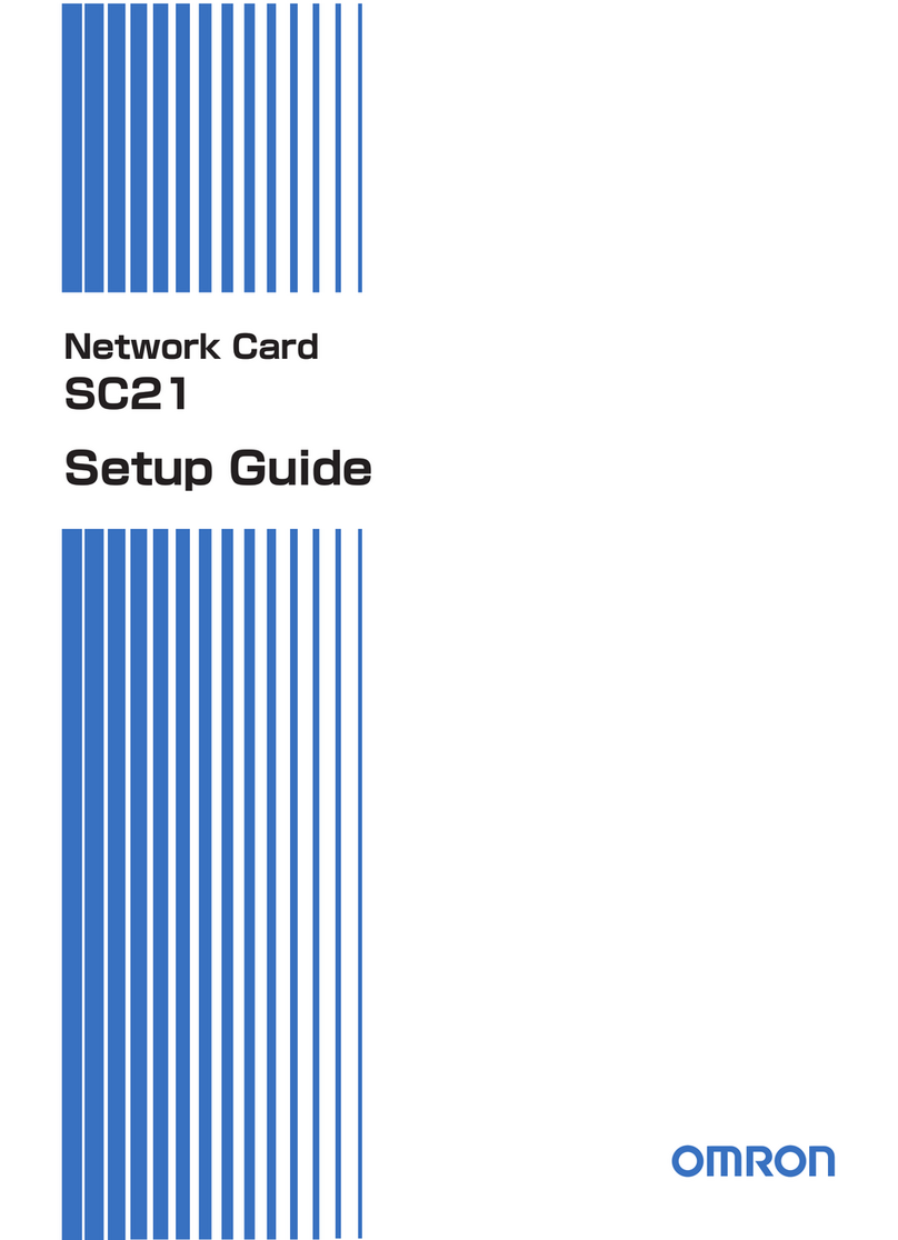 Omron SC21 Setup guide