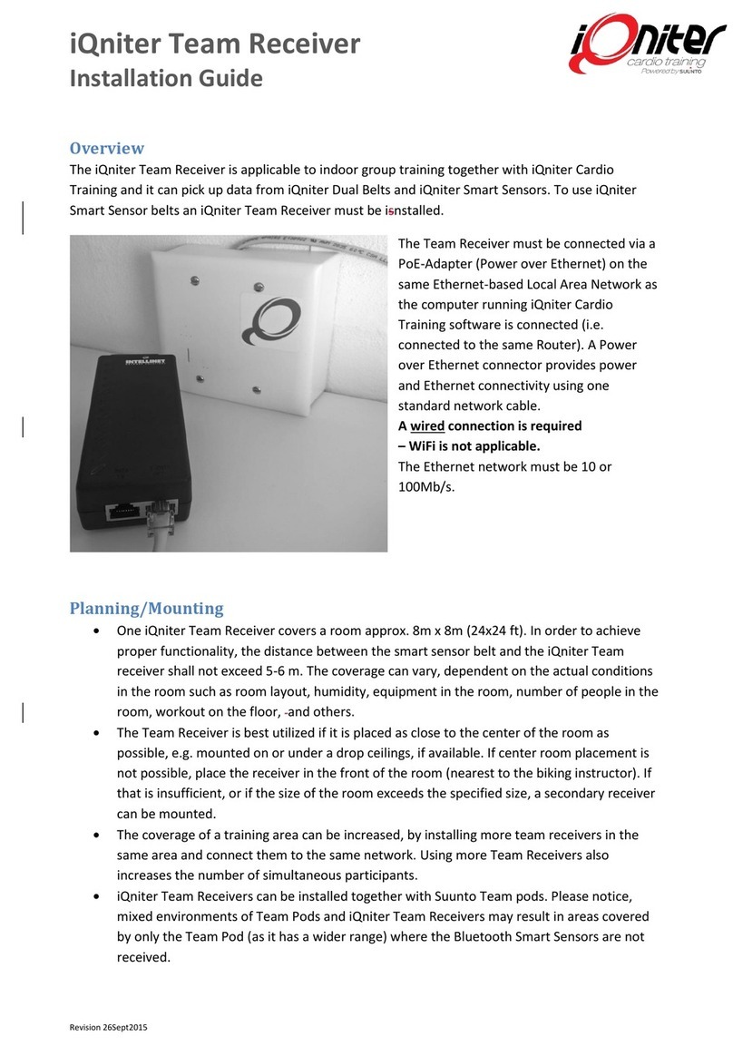iQniter Team Receiver With POE User manual