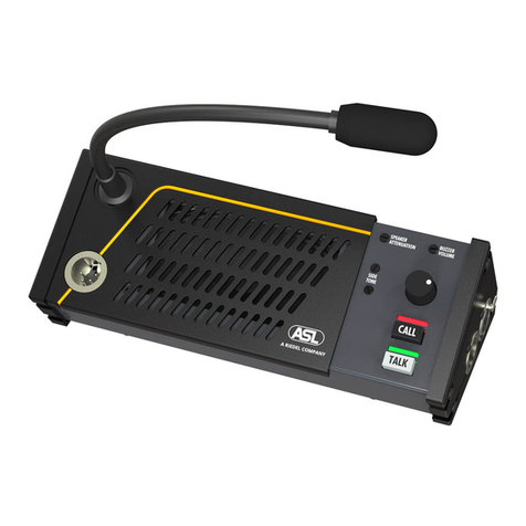 ASL INTERCOM PS 130 User manual