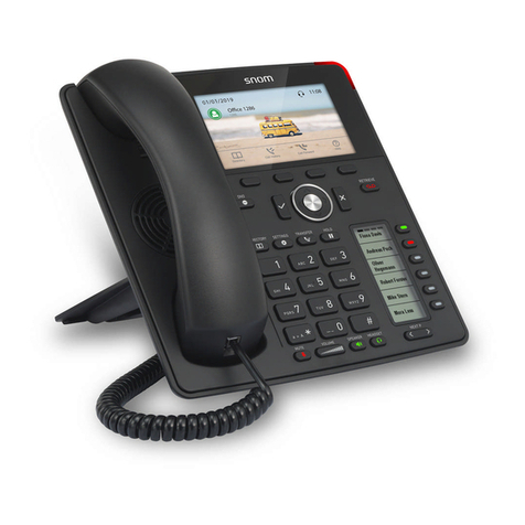 Snom D785 user manual