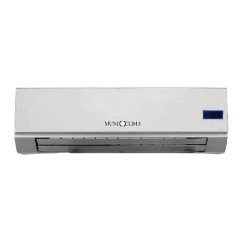 mundoclima MUP-W7 Operating instructions