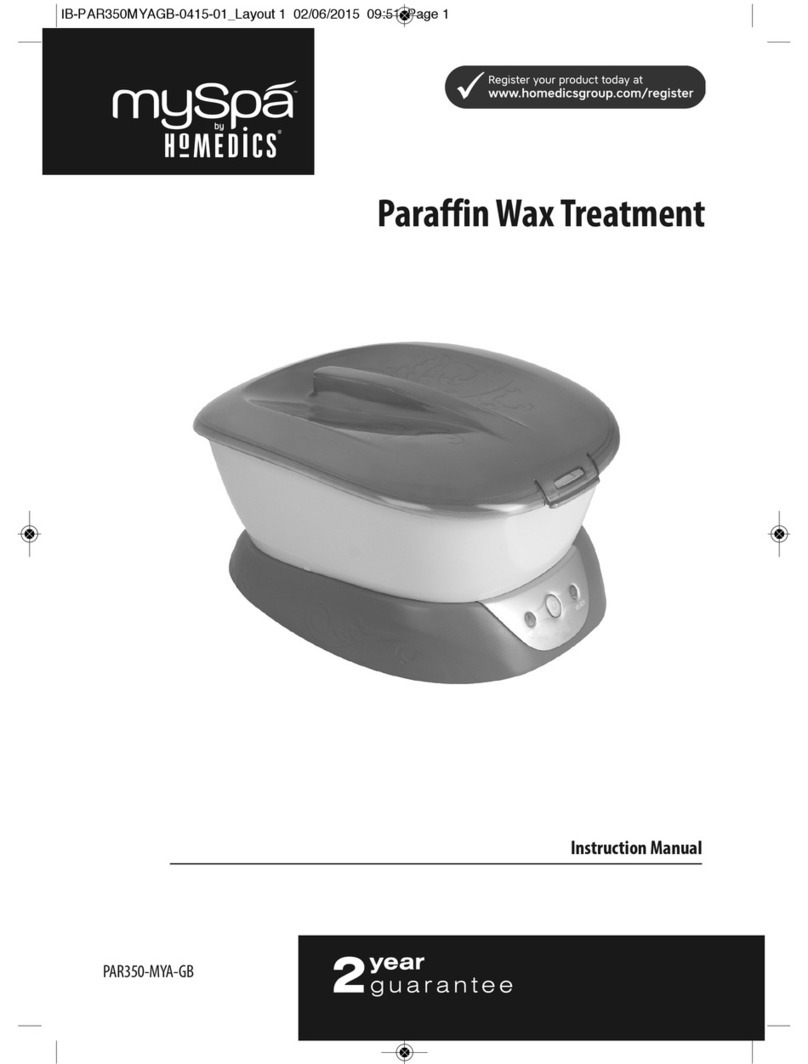 Myspa PAR350 instruction manual