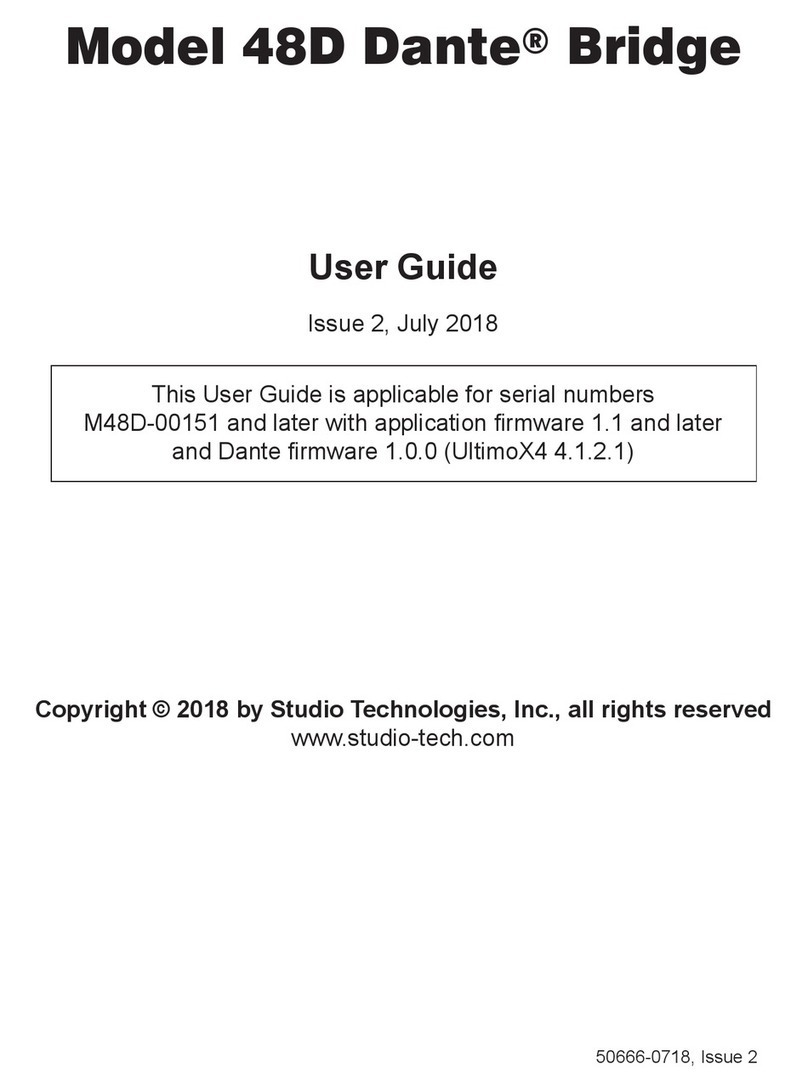 Studio Technologies 48D Dante user guide
