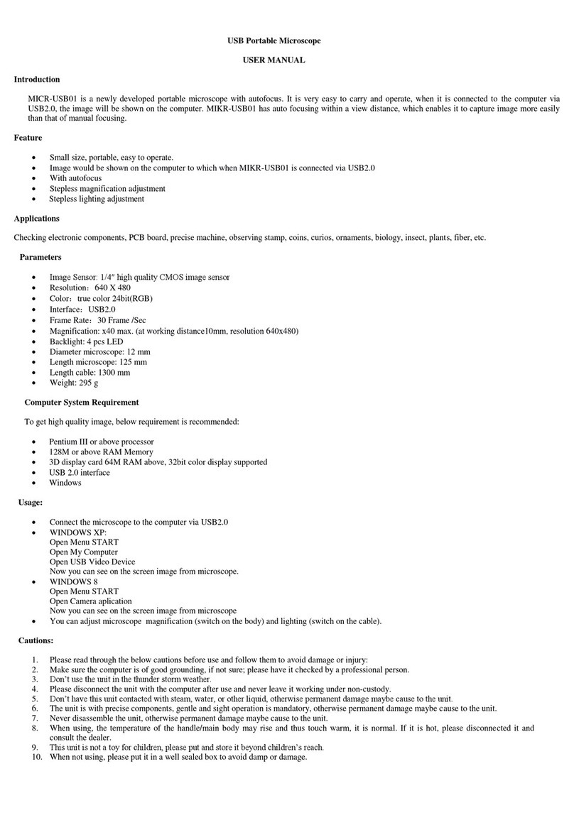 TME MIKR-USB01 User manual