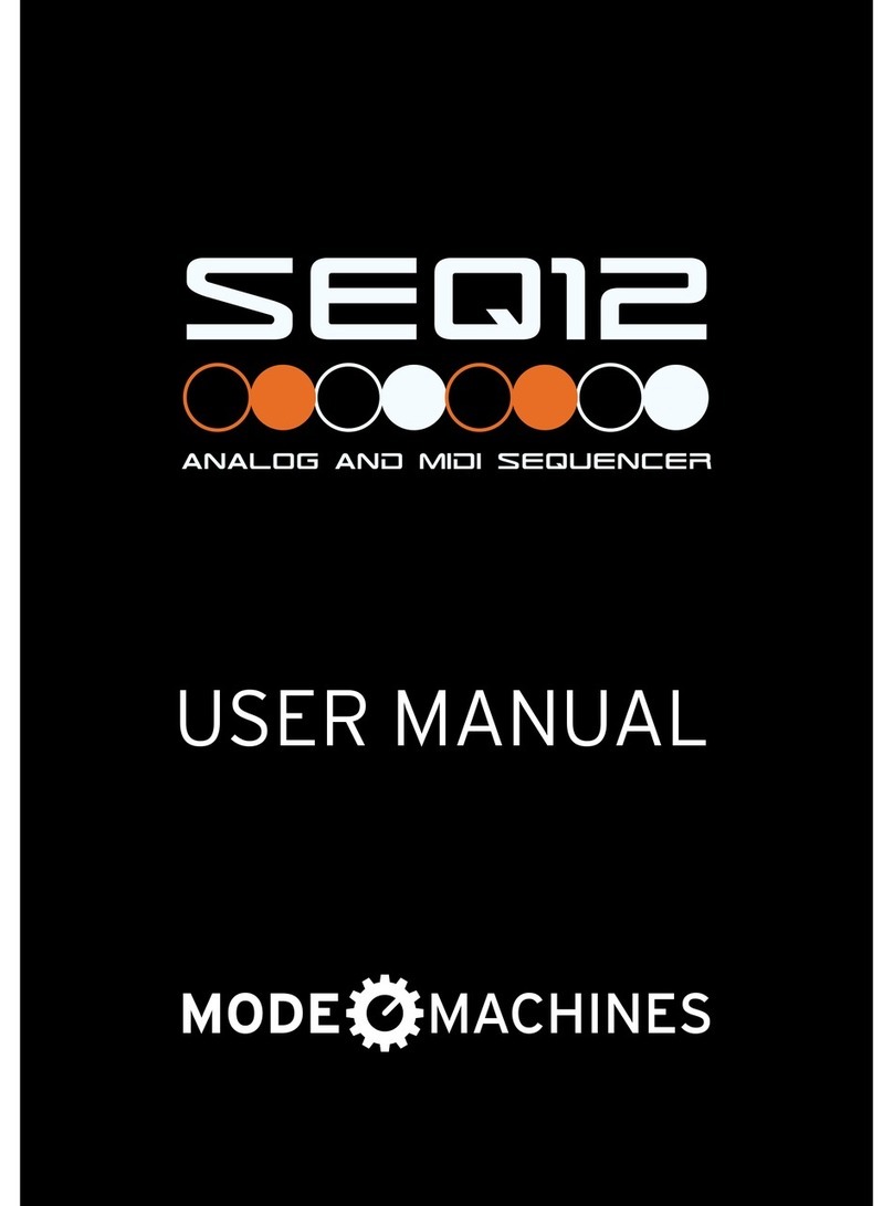 Mode Machines SEQ12 user manual