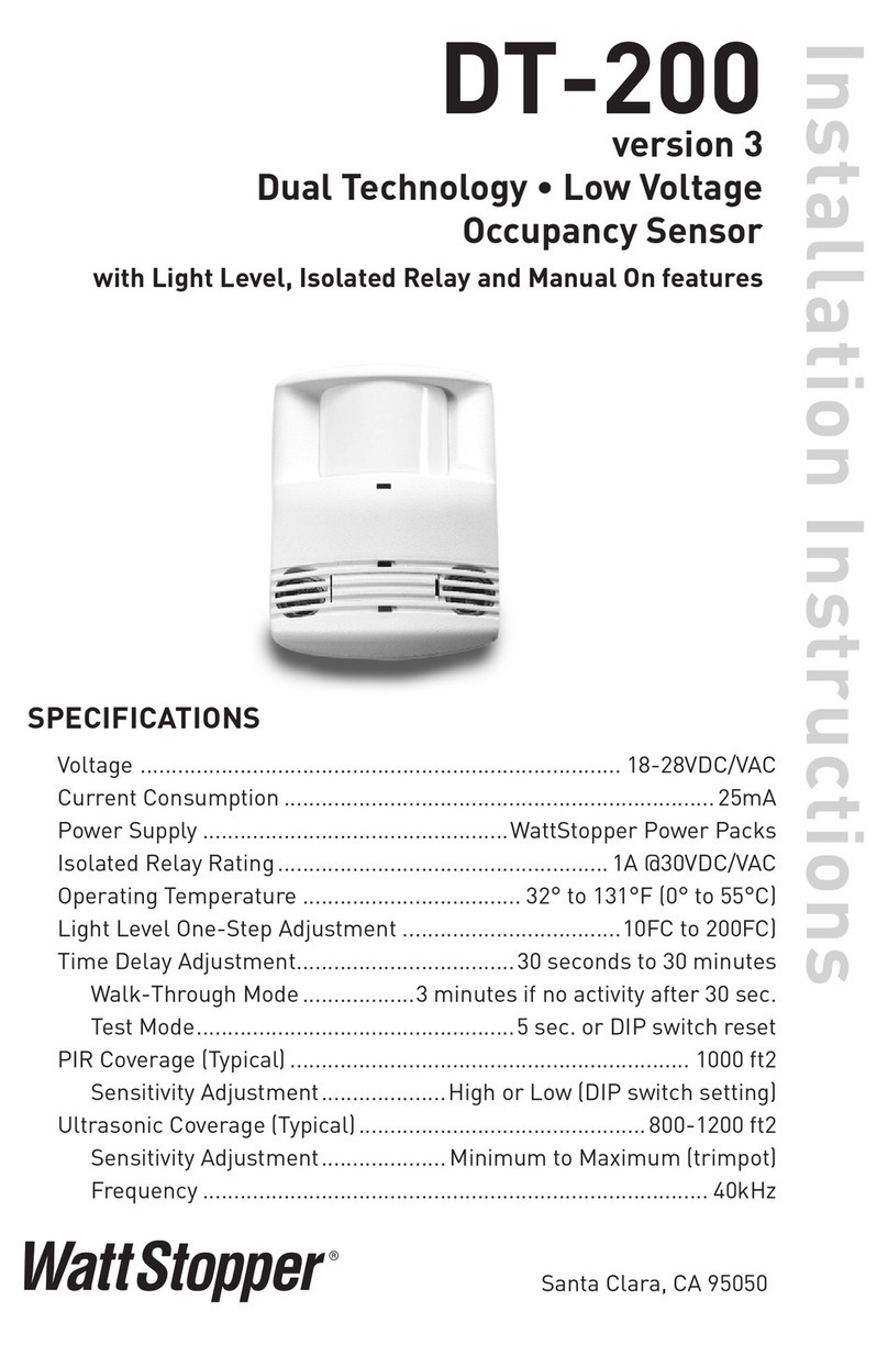 wattstopper DT-200 installation instructions