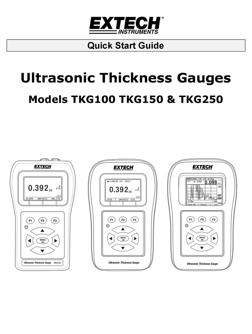 Extech Instruments TKG100 User manual