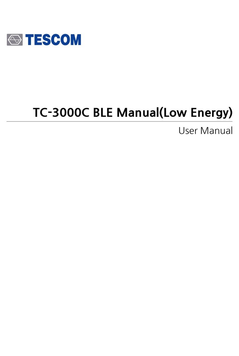 Tescom TC-3000C user manual
