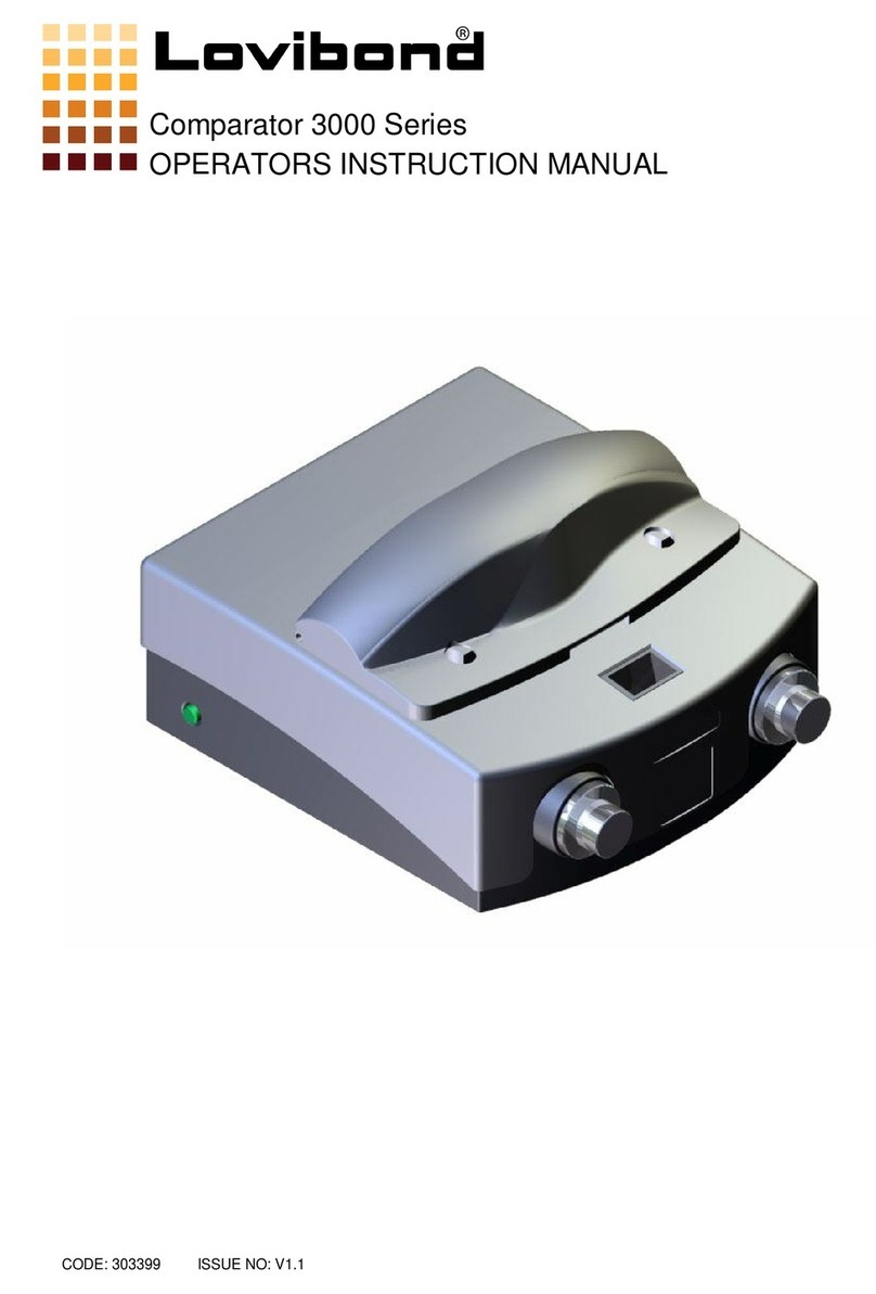 Lovibond 3000 Series Operator's instruction manual