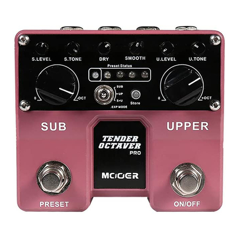 Mooer Tender Octaver Pro owner's manual