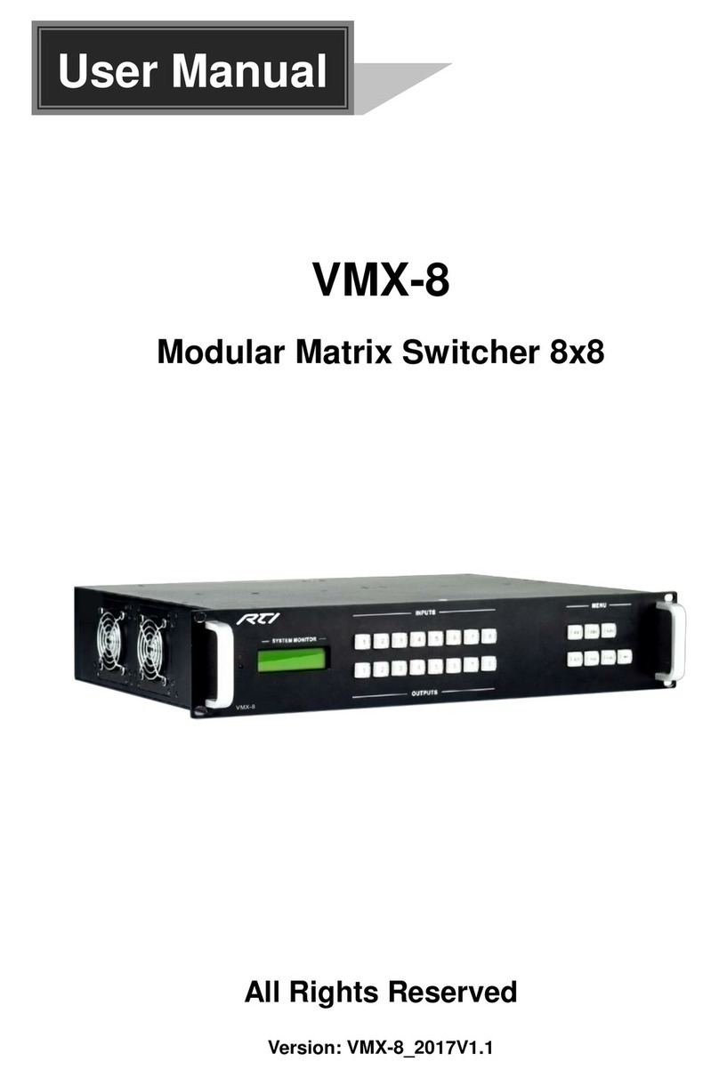 RTI VMX-8 user manual