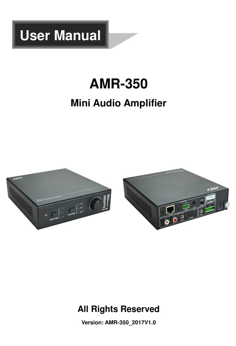 RTI AMR-350 User manual RTI AMR-350 User manual