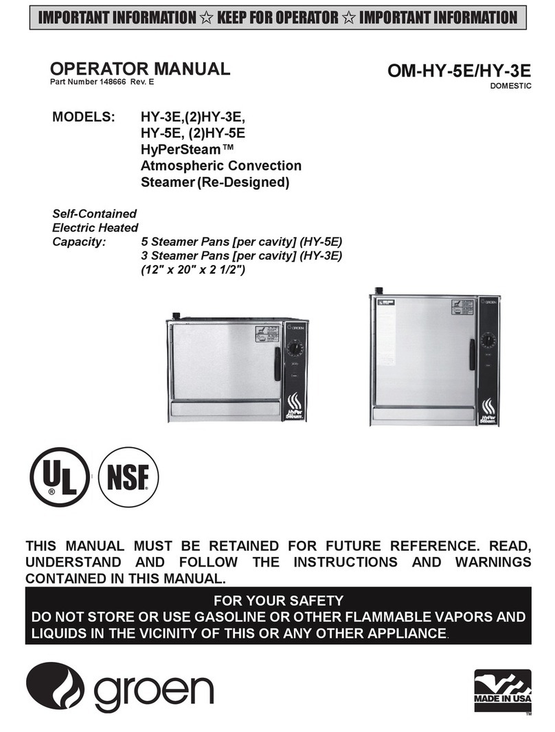 Groen HyPerSteam (2)HY-3E Operator's manual