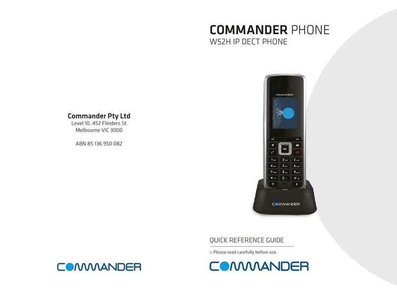 Commander Essentials W52H User manual