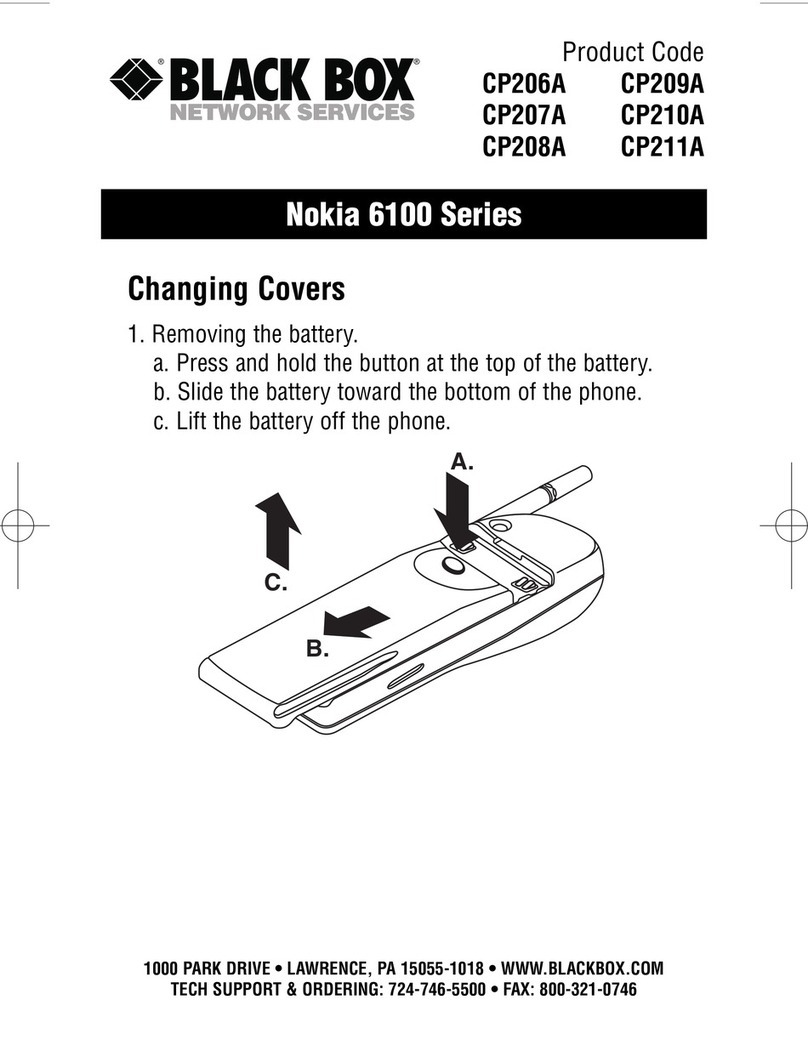 Black Box CP206A manual