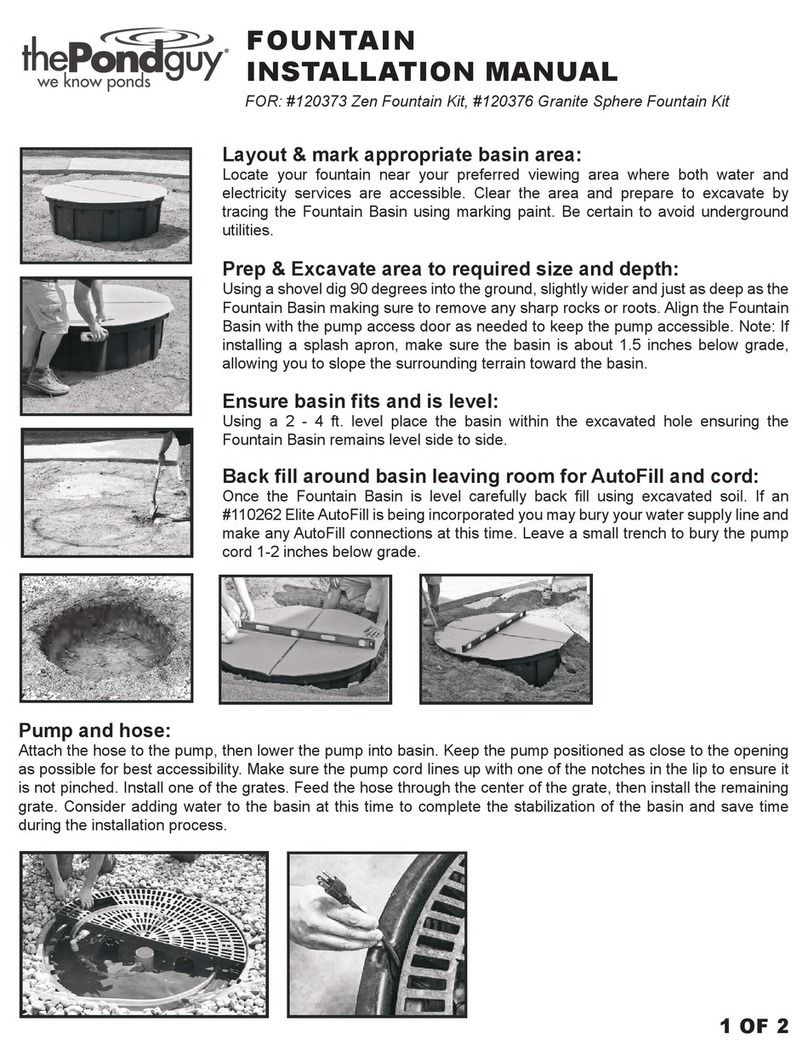 ThePondguy 120373 installation manual