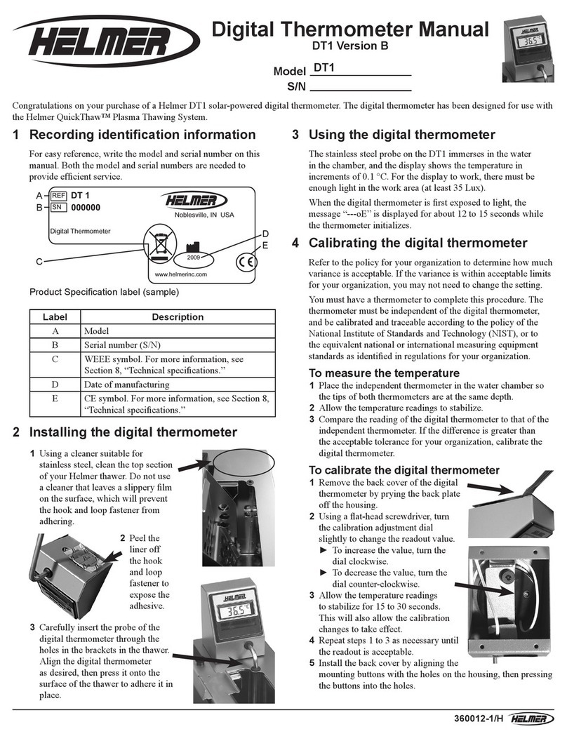 Helmer DT1 manual