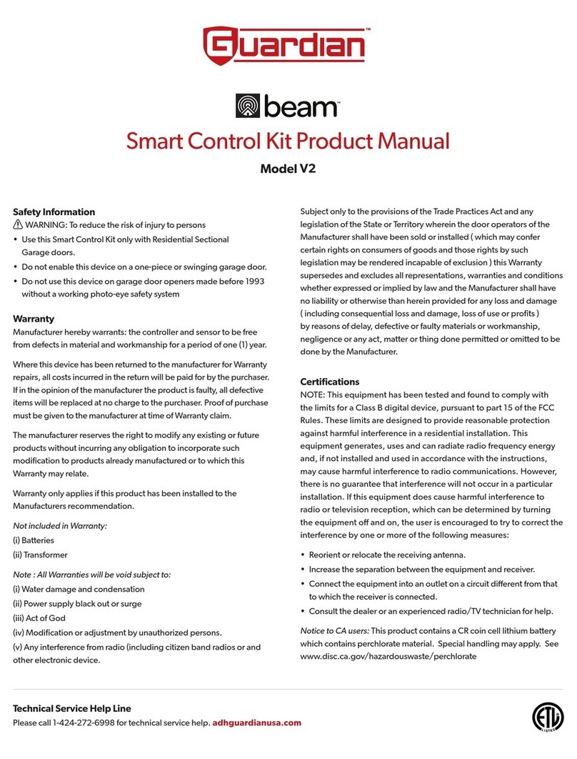 Guardian BEAM V2 product manual