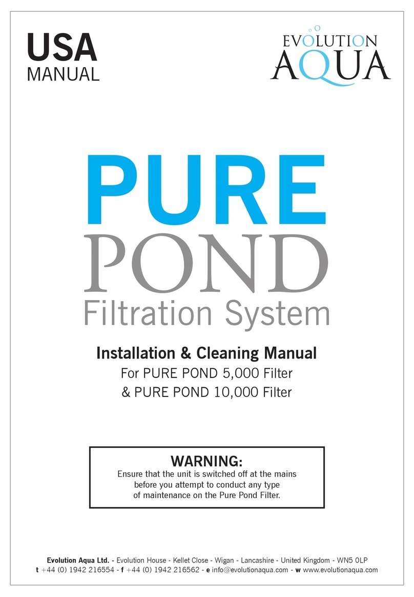 Evolution Aqua PURE POND 5,000 Instruction Manual