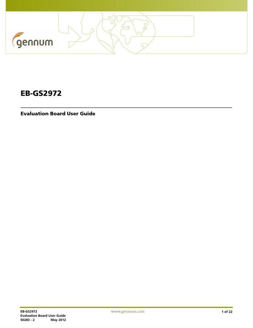 GENNUM EB-GS2972 user guide