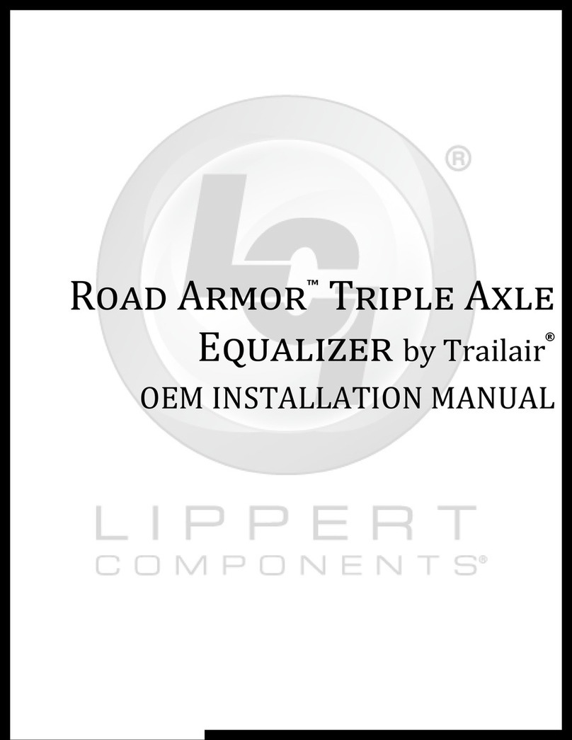 Lippert Components Road Armor Triple Axle User manual